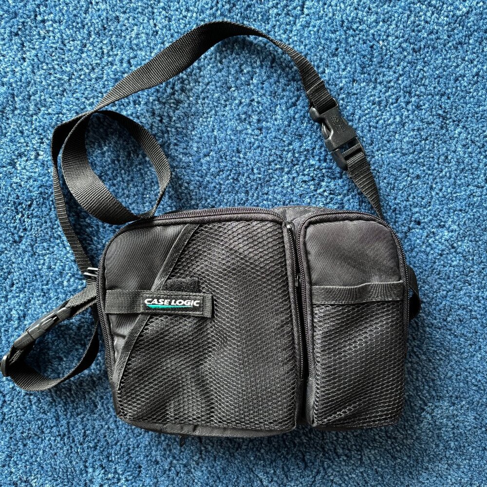Vintage Case Logic Bag Portable CD Player Discman Cassette Walkman Compartments